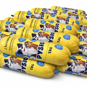 karma mokra dla psa baton z kurczakiem 1 kg – zestaw 12 szt