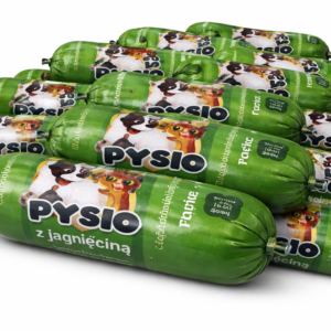 karma mokra dla psa baton z jagnięciną 1 kg – zestaw 12 szt