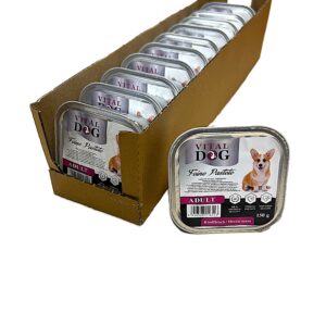 vital dog karma mokra dla psa 150 g – wołowina w sosie, 11 szt