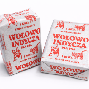 karma mrożona wołowo indycza 10 kg kostki 250 g