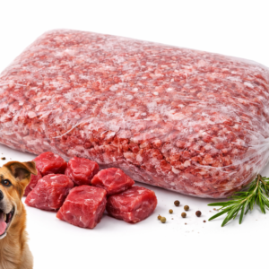 karma mrożona wołowa kulki 5 kg – barf, porcje 1 kg