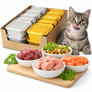 karma mokra dla kota tacka 100 g – mix smakÓw bez etykiet, 16szt