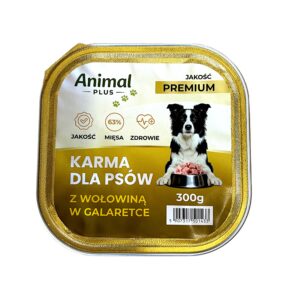 karma dla psa tacka 300g wołowina w galarecie
