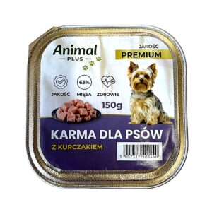 karma dla psa tacka 150g pasztet z kurczakiem