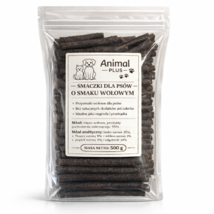przysmaki dla psa smaczki wołowe 500g naturalne