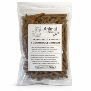 przysmak pałeczki dla kota do tresury hipoalergiczne 500g