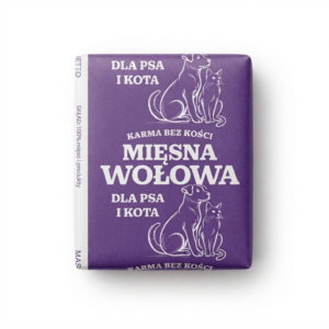karma mięsna wołowa mrożona 10 kg – kostki 250 g (kopia)